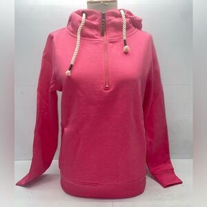 Pink Bootlegger Kismet Quarter Zip Hoodie BRAND NEW